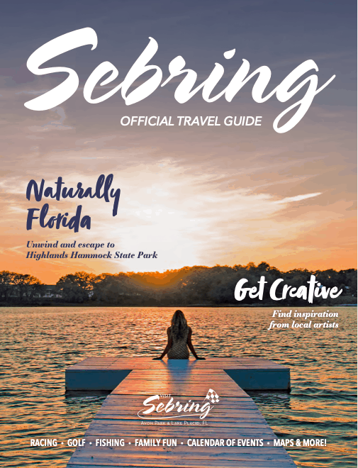 2021 Travel Guide cover-visit-sebring-fl