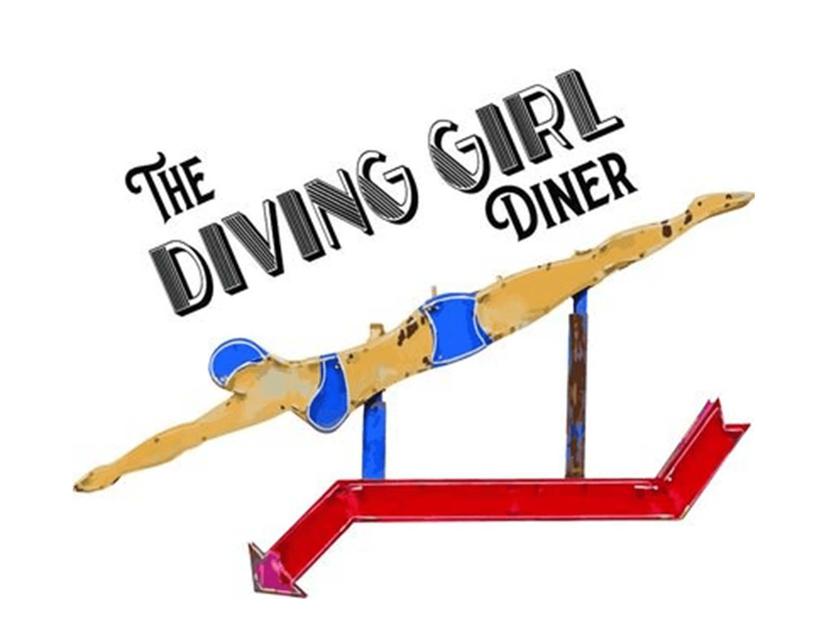 Diving Girl Diner logo