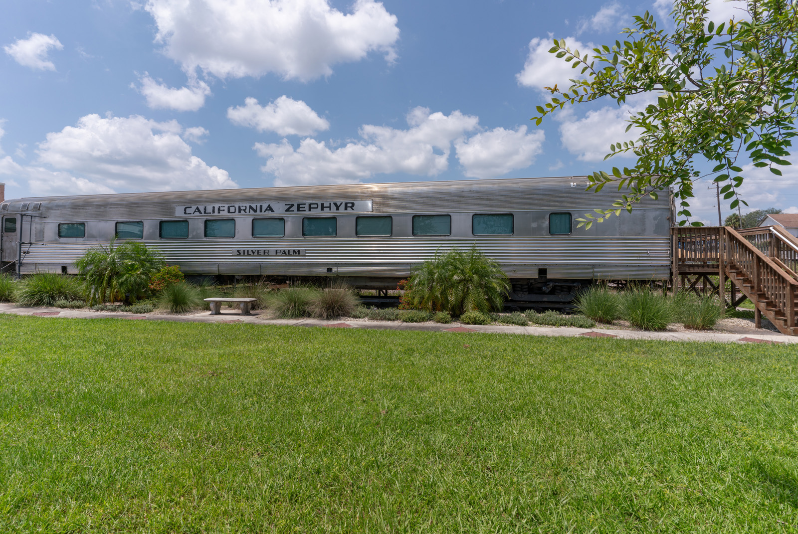 California Zephyr Silver Palm train at The Avon Park Depot Museum