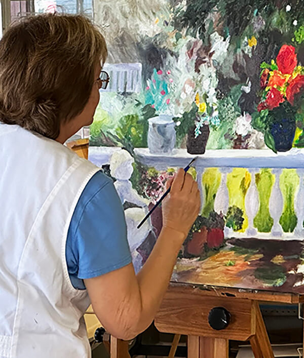 Jenny painting-visit-sebring-fl