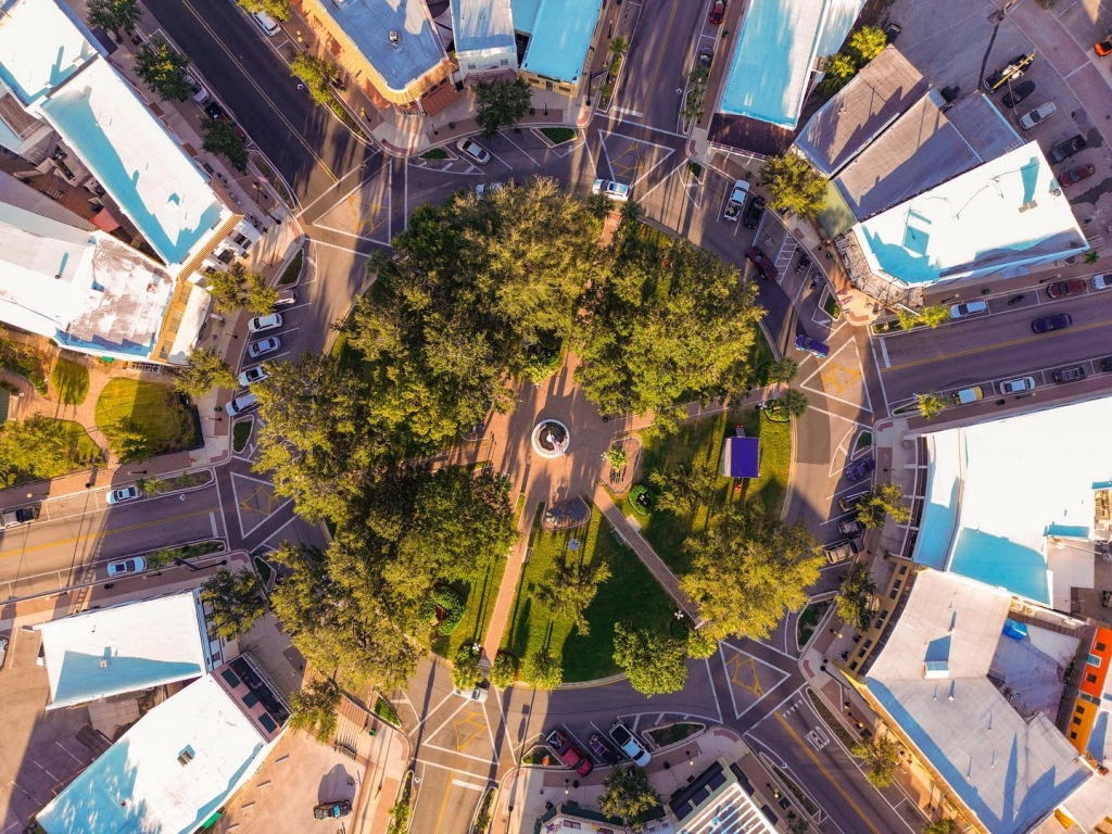 Historic Circle Park in Downtown Sebring, FL