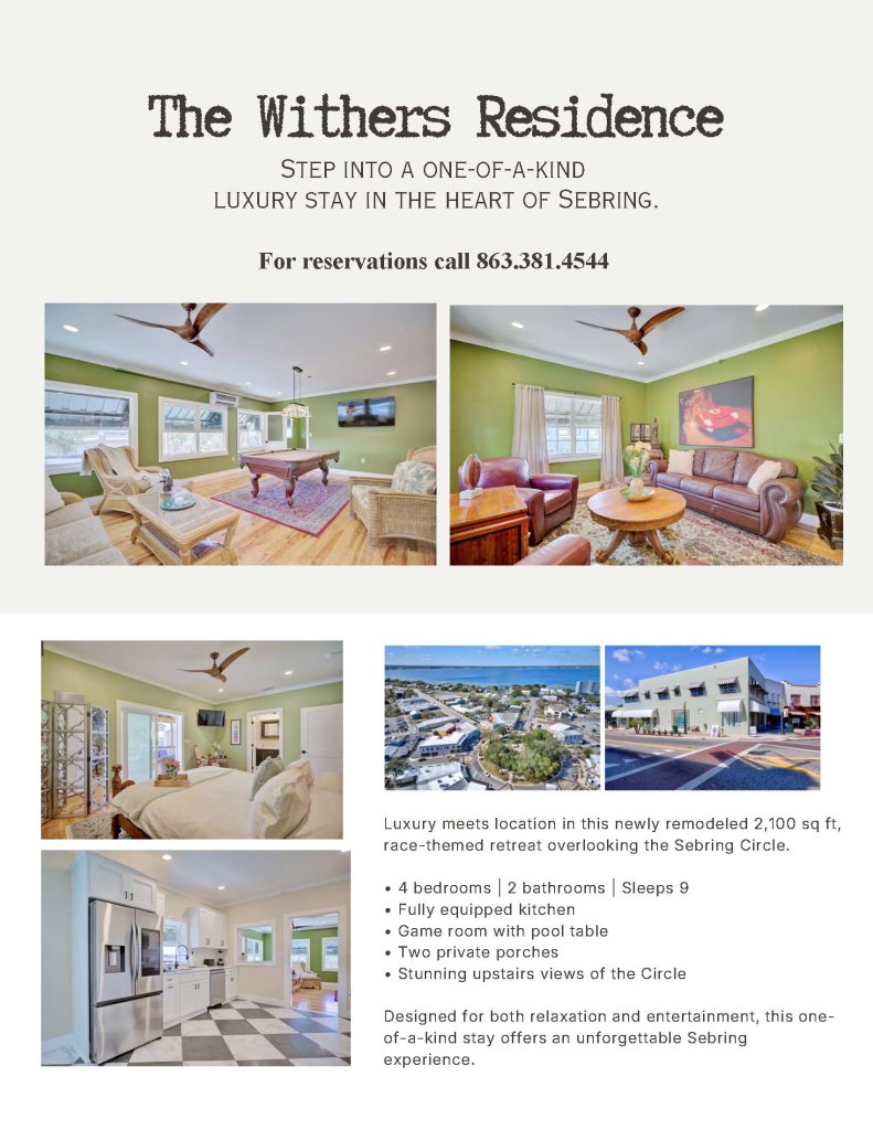 Withers Residence-visit-sebring-fl Withers Residence-visit-sebring-fl