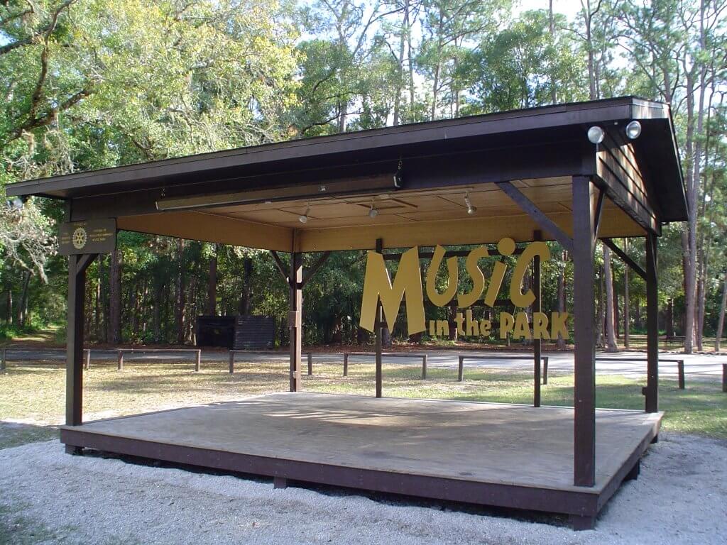 music in the park stage at hhsp-visit-sebring-fl